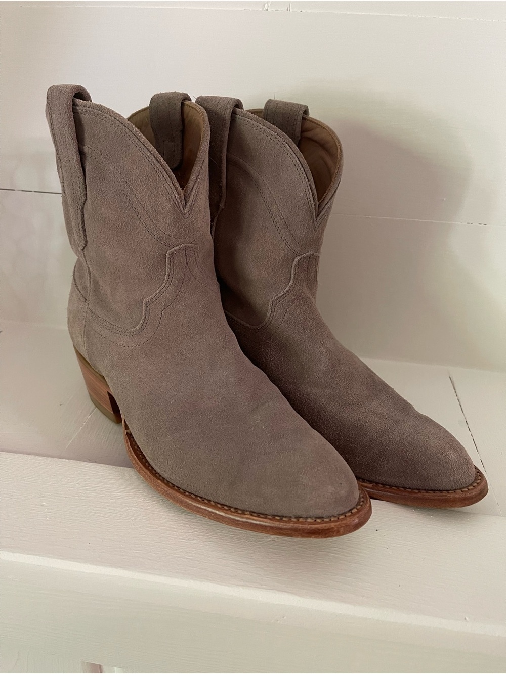 Tecovas Taupe Western Boots